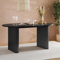 Click to view product details and reviews for Axel Oval Dining Table 6 Seater 160cm Black Fluted. Click to view product details and reviews for Axel Oval Dining Table 6 Seater 160cm Black Fluted.