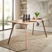 View Madeira extending dining table - oiled oak - variation available View Madeira extending dining table - oiled oak - variation available