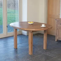 Click to view product details and reviews for Hampshire Oak Round Extending Dining Table 2 4 Seater 107cm 145cm. Click to view product details and reviews for Hampshire Oak Round Extending Dining Table 2 4 Seater 107cm 145cm.