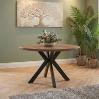 Click to view product details and reviews for Manhattan Dining Table Walnut 4 Seater 120cm Round Black Spider Legs Base. Click to view product details and reviews for Manhattan Dining Table Walnut 4 Seater 120cm Round Black Spider Legs Base.