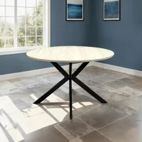 View Rialto dining table - 4 seater - 120cm - round - travertine View Rialto dining table - 4 seater - 120cm - round - travertine