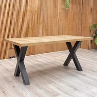 View Dallas dining table - oak - 6 seater - 180cm View Dallas dining table - oak - 6 seater - 180cm