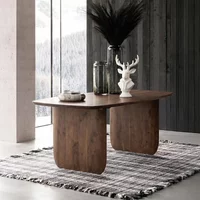 View Dining table - 190cm - 8 seater - brown - acacia wood View Dining table - 190cm - 8 seater - brown - acacia wood