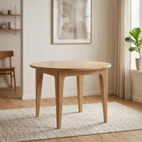 View Cotswold oak dining table - 110cm - 4 seater - round - natural View Cotswold oak dining table - 110cm - 4 seater - round - natural