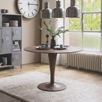 View Himalaya industrial dining table - 80cm - 2 seater - round - rustic brown - metal View Himalaya industrial dining table - 80cm - 2 seater - round - rustic brown - metal