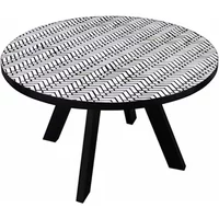 Click to view product details and reviews for Allentown Dining Table 4 Seater 130cm Round Monochrome Chevron Inlay Print. Click to view product details and reviews for Allentown Dining Table 4 Seater 130cm Round Monochrome Chevron Inlay Print.