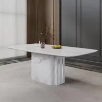 View Antonio dining table - white marble - sizes available View Antonio dining table - white marble - sizes available
