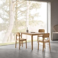 View Barlow dining table - 4 seater - matt oak View Barlow dining table - 4 seater - matt oak