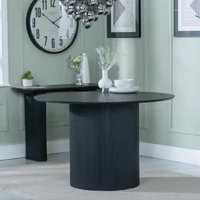 Click to view product details and reviews for Bern Round Fluted Round Dining Table 4 Seater 120cm Black Drum Base. Click to view product details and reviews for Bern Round Fluted Round Dining Table 4 Seater 120cm Black Drum Base.