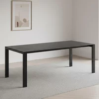 View Brentford dining table - 8 seater - 200cm - black ceramic View Brentford dining table - 8 seater - 200cm - black ceramic
