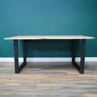 View Dining table - acacia wood - 6 seater - 160cm View Dining table - acacia wood - 6 seater - 160cm