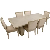 Click to view product details and reviews for Tambour Dining Table Beige 8 Seater 210cm. Click to view product details and reviews for Tambour Dining Table Beige 8 Seater 210cm.