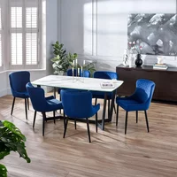 Click to view product details and reviews for Olympus Dining Table 6 Seater White Marble Effect. Click to view product details and reviews for Olympus Dining Table 6 Seater White Marble Effect.