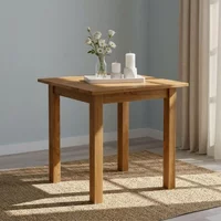 View Original square drop leaf dining table - 2-4 seater - 45cm-90cm - rustic oak View Original square drop leaf dining table - 2-4 seater - 45cm-90cm - rustic oak