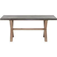 Click to view product details and reviews for Pimlico Dining Table 6 Seater 180cm X Leg Acacia Wood And Concrete Top. Click to view product details and reviews for Pimlico Dining Table 6 Seater 180cm X Leg Acacia Wood And Concrete Top.
