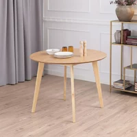 View Roxby round dining table - 4 seater - 105cm - oak View Roxby round dining table - 4 seater - 105cm - oak