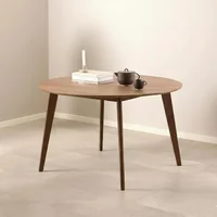 View Roxby round dining table - 4 seater - 120cm - walnut View Roxby round dining table - 4 seater - 120cm - walnut
