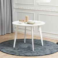 View Roxby round dining table - 4 seater - 105cm - white View Roxby round dining table - 4 seater - 105cm - white