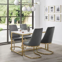 Click to view product details and reviews for Scala Dining Table 4 Seater White Marble Effect And Gold. Click to view product details and reviews for Scala Dining Table 4 Seater White Marble Effect And Gold.