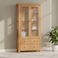 Click to view product details and reviews for Appleby Oak 2 Door 2 Drawer Glazed Display Cabinet Oak. Click to view product details and reviews for Appleby Oak 2 Door 2 Drawer Glazed Display Cabinet Oak.