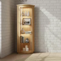 Click to view product details and reviews for Sorento Corner Display Cabinet 1 Door Oak. Click to view product details and reviews for Sorento Corner Display Cabinet 1 Door Oak.