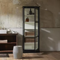 Click to view product details and reviews for Classic Display Cabinet 1 Door Black Mango Wood. Click to view product details and reviews for Classic Display Cabinet 1 Door Black Mango Wood.