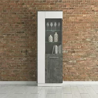 Click to view product details and reviews for Zingaro Display Cabinet Tall Rhf Glazed Grey And White. Click to view product details and reviews for Zingaro Display Cabinet Tall Rhf Glazed Grey And White.