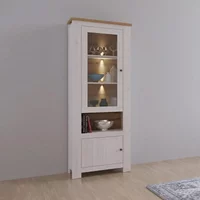 Click to view product details and reviews for Celesto Display Cabinet Narrow White. Click to view product details and reviews for Celesto Display Cabinet Narrow White.