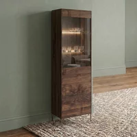 View Helga display cabinet - 2 door - oiled walnut - variation available View Helga display cabinet - 2 door - oiled walnut - variation available