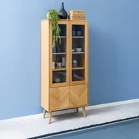 Click to view product details and reviews for Nagano Display Cabinet 4 Door Herringbone Oak Pattern. Click to view product details and reviews for Nagano Display Cabinet 4 Door Herringbone Oak Pattern.