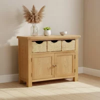 Click to view product details and reviews for Salisbury Premium Small Sideboard 2 Door With Baskets Oak 110cm. Click to view product details and reviews for Salisbury Premium Small Sideboard 2 Door With Baskets Oak 110cm.