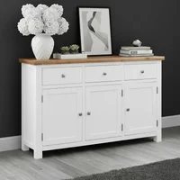 Click to view product details and reviews for Lundy Medium Sideboard 3 Door White Painted. Click to view product details and reviews for Lundy Medium Sideboard 3 Door White Painted.