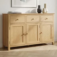 Click to view product details and reviews for Arlington Medium Sideboard 130cm 3 Door Oak. Click to view product details and reviews for Arlington Medium Sideboard 130cm 3 Door Oak.