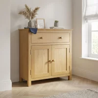 Click to view product details and reviews for Arlington Small Sideboard 75cm 2 Door Oak. Click to view product details and reviews for Arlington Small Sideboard 75cm 2 Door Oak.