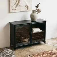 View Downtown sideboard - 2 door - black View Downtown sideboard - 2 door - black