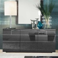 View Versilia large sideboard - 3 door - black View Versilia large sideboard - 3 door - black