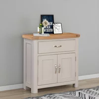Click to view product details and reviews for Clarion Sideboard 2 Door Compact 80cm Oak And Grey. Click to view product details and reviews for Clarion Sideboard 2 Door Compact 80cm Oak And Grey.