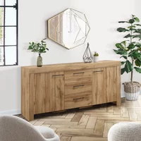 Click to view product details and reviews for Compton Extra Large Sideboard 200cm 2 Door Oak. Click to view product details and reviews for Compton Extra Large Sideboard 200cm 2 Door Oak.