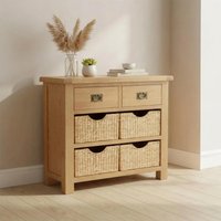 Click to view product details and reviews for Salisbury Premium Small Sideboard With Baskets Oak 100cm. Click to view product details and reviews for Salisbury Premium Small Sideboard With Baskets Oak 100cm.