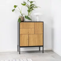 Click to view product details and reviews for Seaford Small Sideboard 3 Door 80cm Oak And Black Metal. Click to view product details and reviews for Seaford Small Sideboard 3 Door 80cm Oak And Black Metal.