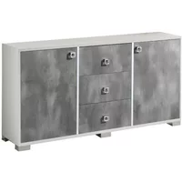 Click to view product details and reviews for Stella Sideboard 2 Door Large 160cm White Grey Italian. Click to view product details and reviews for Stella Sideboard 2 Door Large 160cm White Grey Italian.