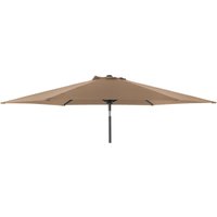 View Outdoor parasol - 300cm - round - aluminium tilting - with granite base - taupe View Outdoor parasol - 300cm - round - aluminium tilting - with granite base - taupe