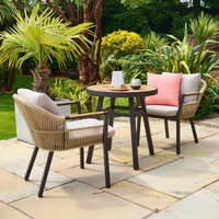 Click to view product details and reviews for Bali Garden Bistro Set Round 2 Chairs. Click to view product details and reviews for Bali Garden Bistro Set Round 2 Chairs.