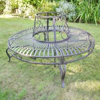 Click to view product details and reviews for Garden Bench Black Metal Tree Style. Click to view product details and reviews for Garden Bench Black Metal Tree Style.