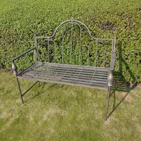 Click to view product details and reviews for Garden Bench Grey Metal. Click to view product details and reviews for Garden Bench Grey Metal.