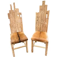 Click to view product details and reviews for Teak Root Goat Skin Chair. Click to view product details and reviews for Teak Root Goat Skin Chair.