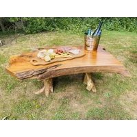 View Teak root coffee table - 2 legs View Teak root coffee table - 2 legs