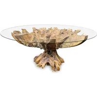 Click to view product details and reviews for Lombok Teak Root Glass Dining Table Round 8 Seater 180cm. Click to view product details and reviews for Lombok Teak Root Glass Dining Table Round 8 Seater 180cm.