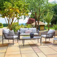 View Kyoto garden lounge set - 4 seater - ceramic - with coffee table View Kyoto garden lounge set - 4 seater - ceramic - with coffee table