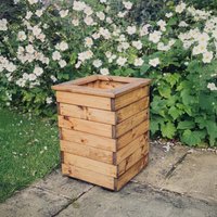Click to view product details and reviews for Garden Planter Tall Square Redwood. Click to view product details and reviews for Garden Planter Tall Square Redwood.